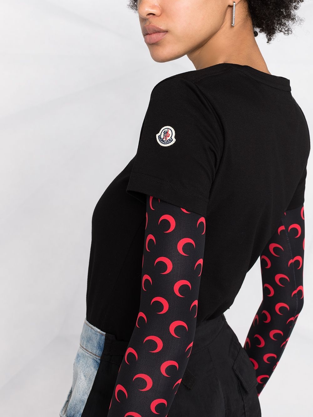 Moncler Women Logo Cotton T-Shirt - 2