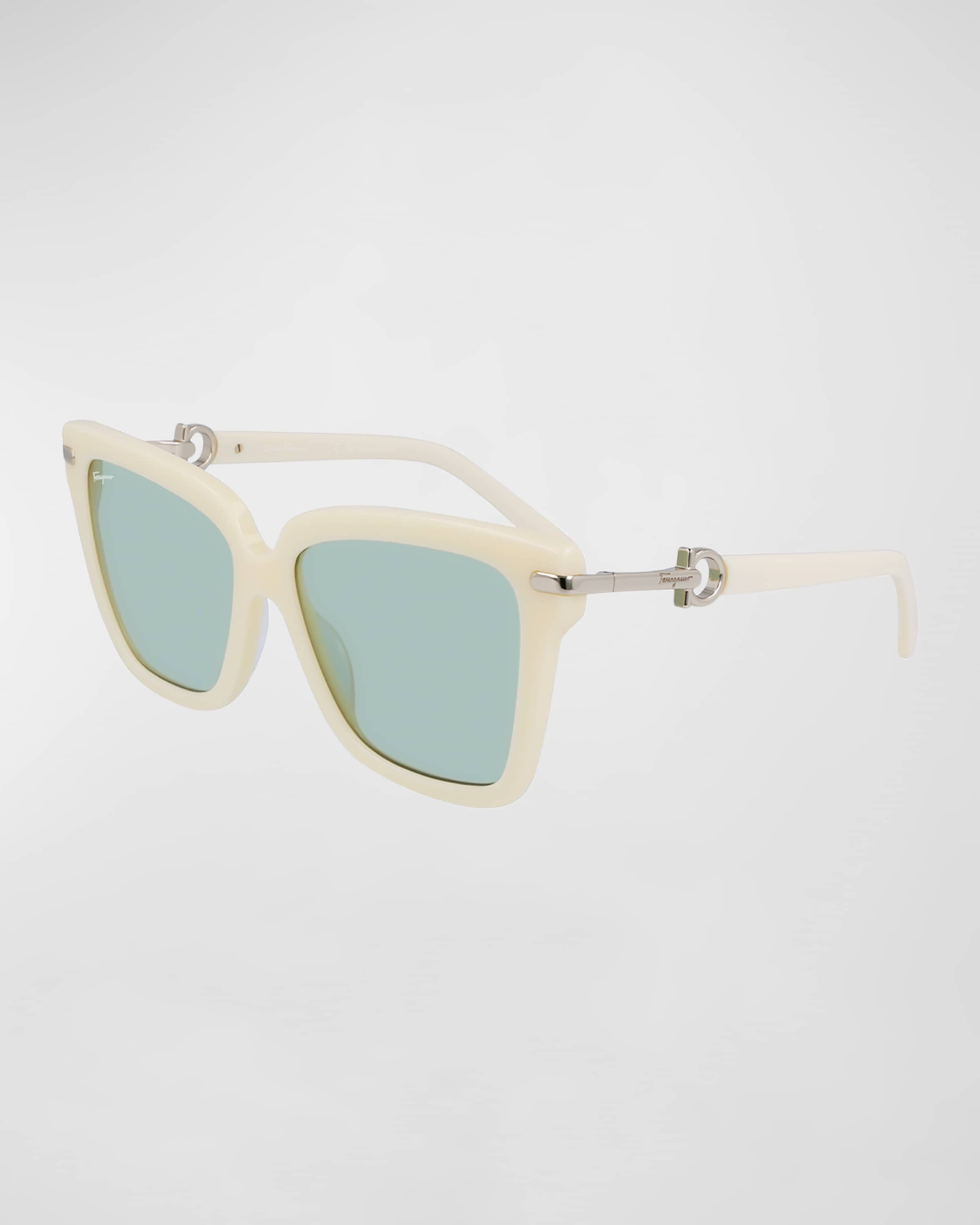 Gancini Square Acetate Sunglasses - 1