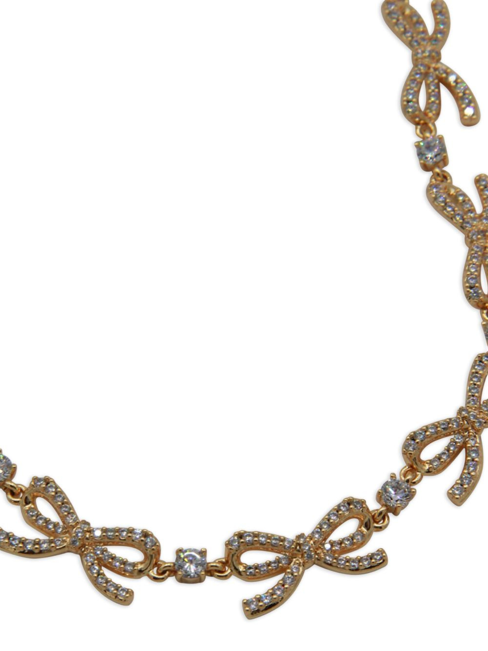 bow-embellished necklace - 2