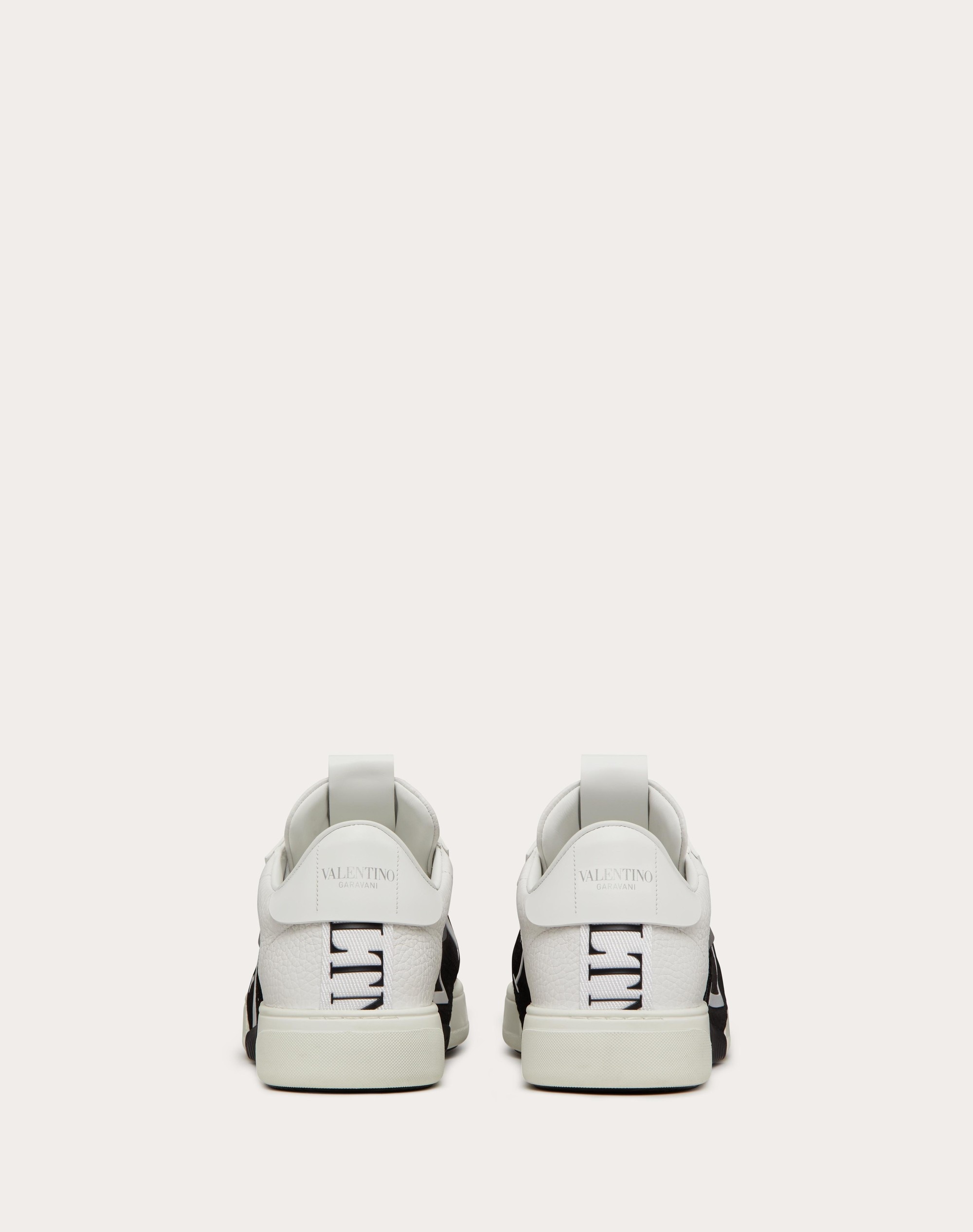 VL7N LOW-TOP SNEAKERS IN CALFSKIN AND MESH FABRIC WITH BANDS - 3