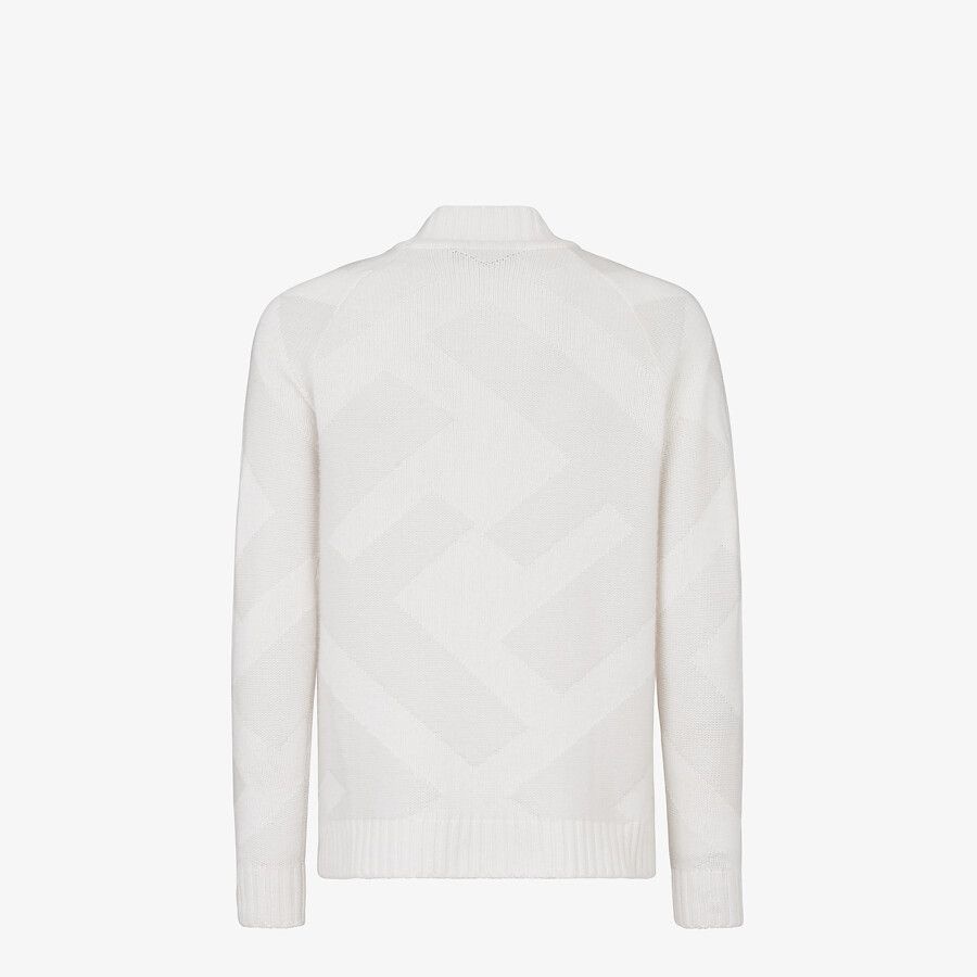 White cashmere pullover - 2