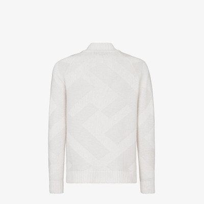 FENDI White cashmere pullover outlook