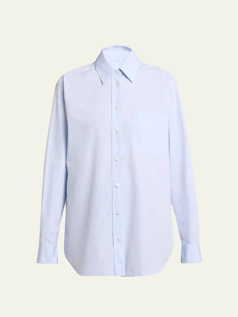 Gavina Cotton Button-Down Shirt - 1