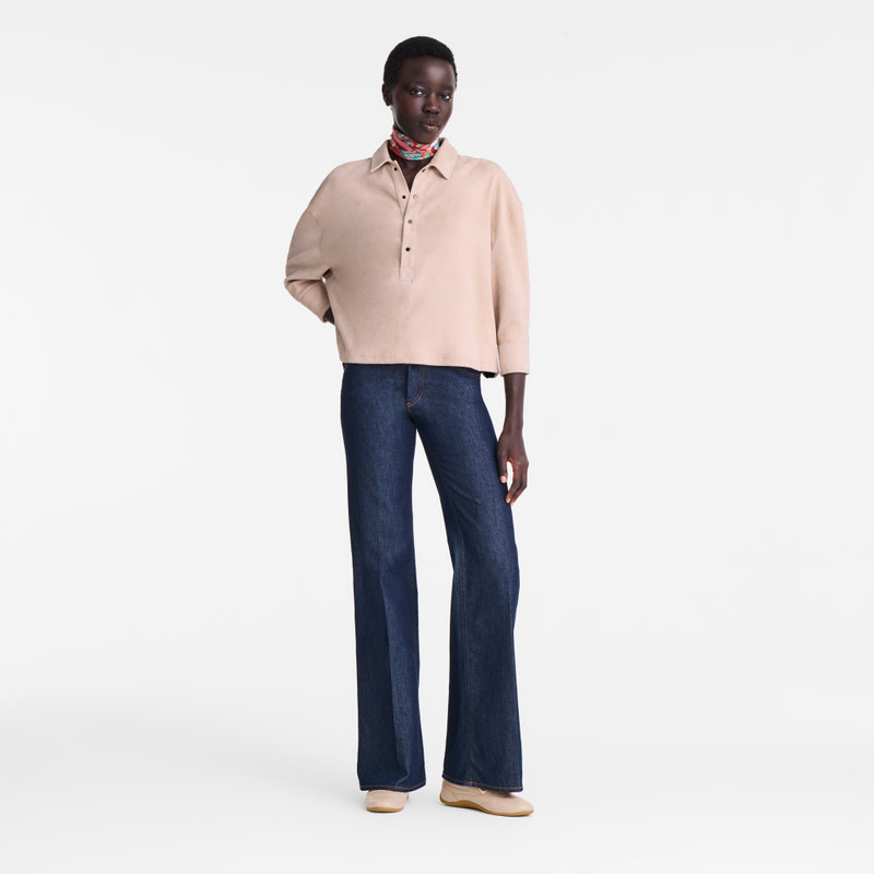 Longchamp Polo shirt Pink - Leather outlook