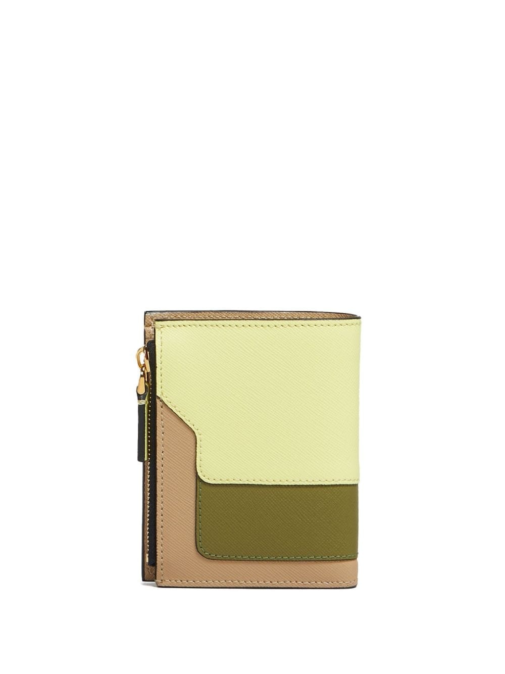 colour-block bi-fold leather wallet - 2