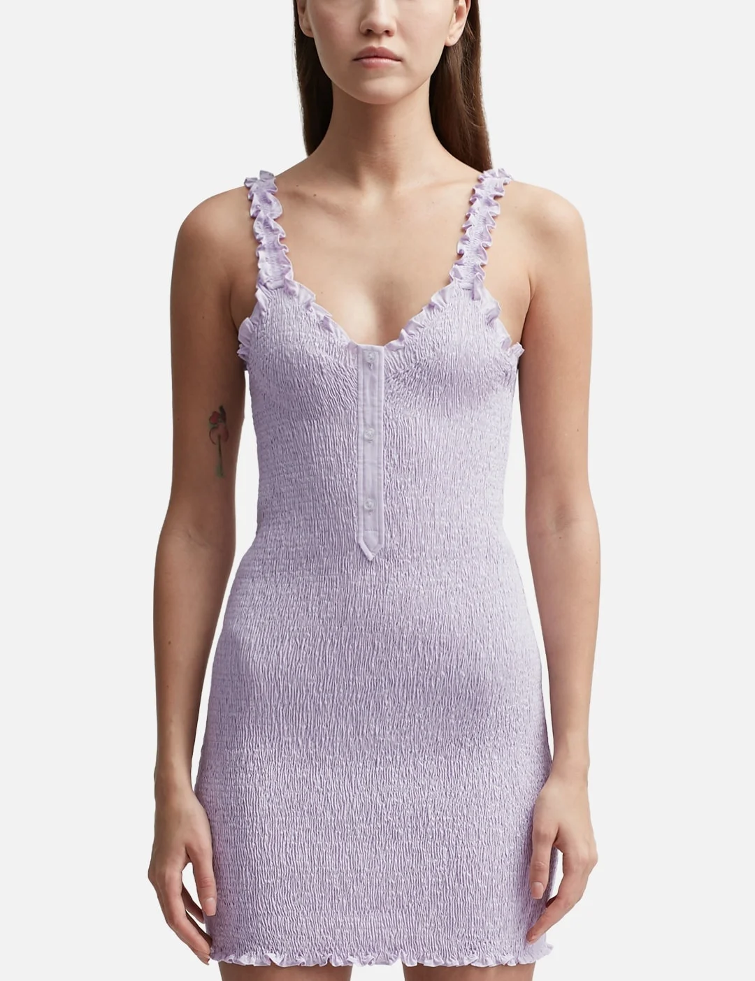 SMOCKED TANK DRESS - 1