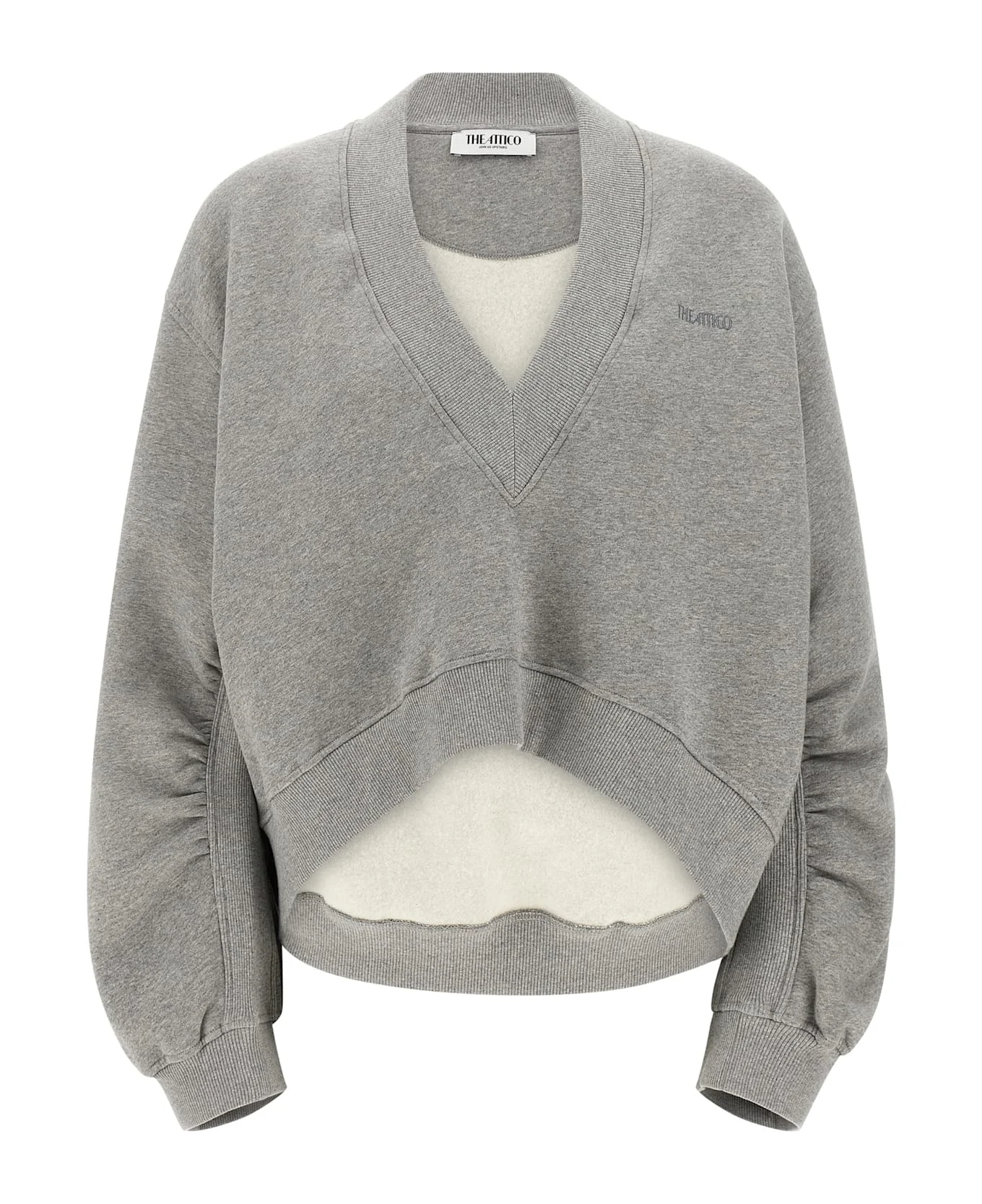 Logo Embroidery Sweatshirt - 1