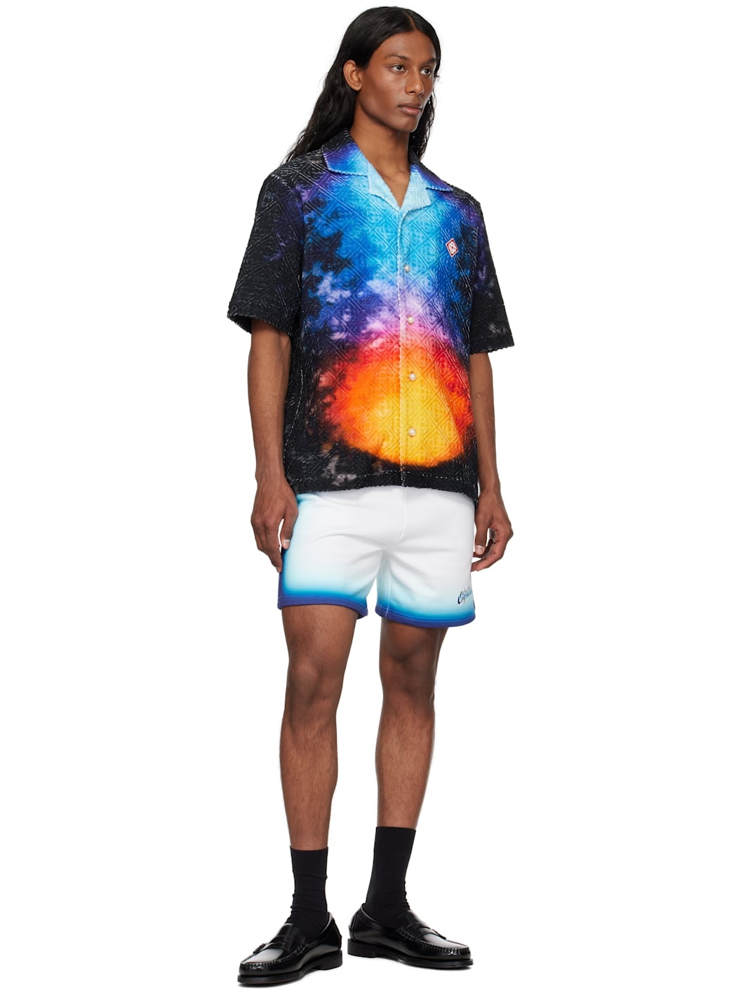 Multicolor Gradient Towelling Shirt - 4