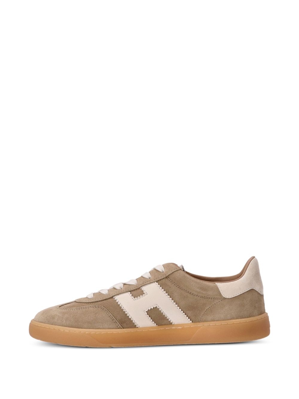 Cool low-top leather sneakers - 5