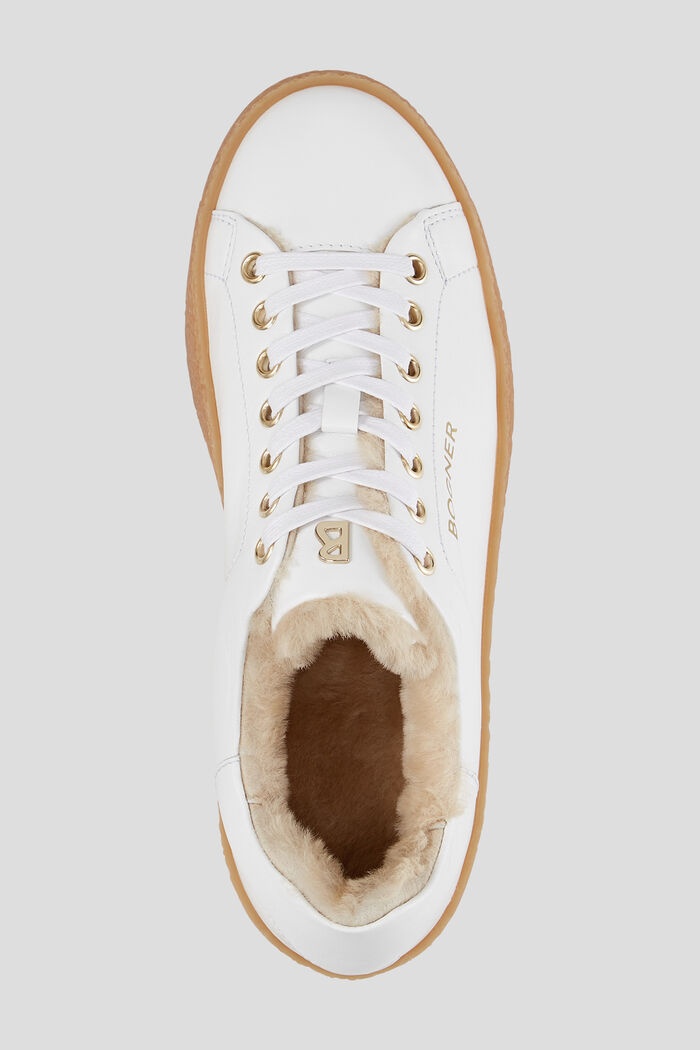 Lucerne Sneakers in White/Brown - 5