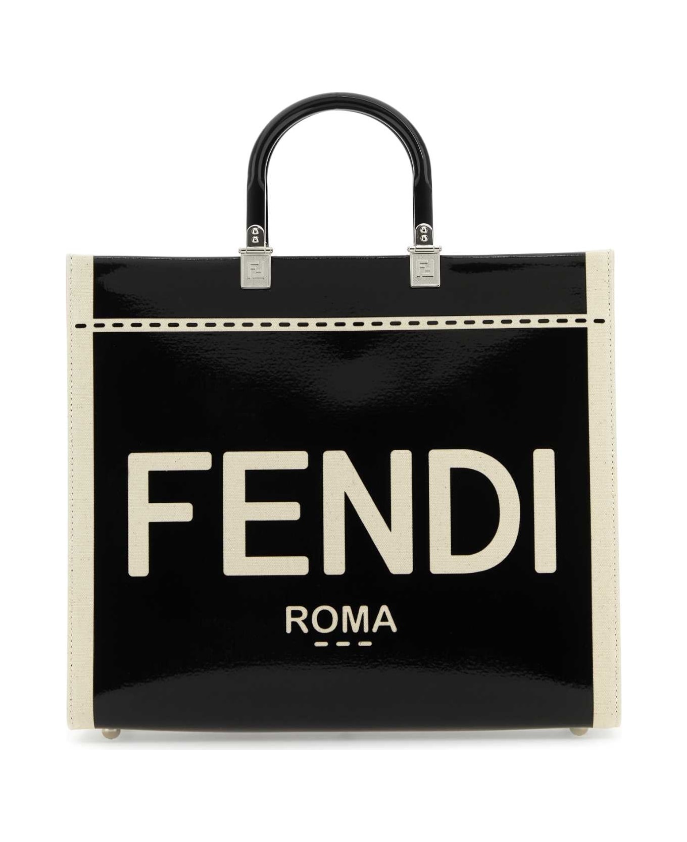 トートバッグ FENDI 'Fendi sunshine Medium' shopping bag Multicolor FENDI Marc Jacobs SUNSHINE MEDIUM Tote shoulder Bag leather