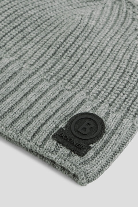 Perth Beanie in Light gray melange - 2