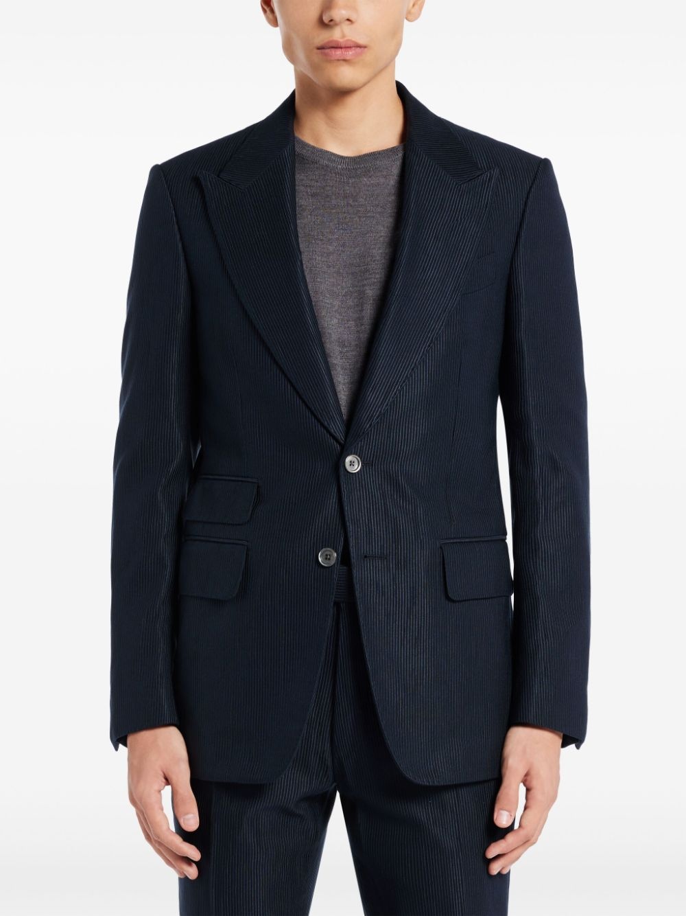 single-breasted blazer - 3