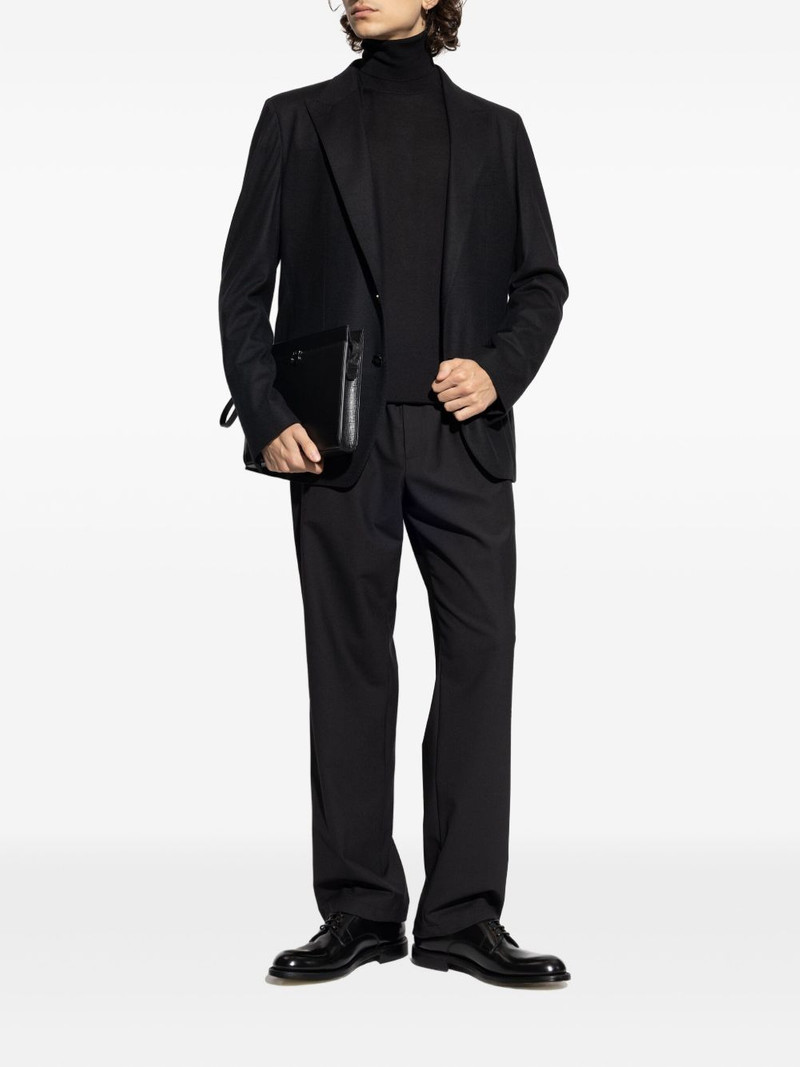 Dolce & Gabbana logo-detail turtleneck sweater outlook