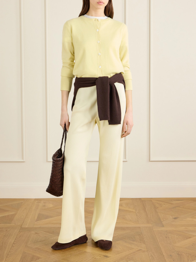 LA LIGNE Solid Lean Lines Cashmere Cardigan outlook