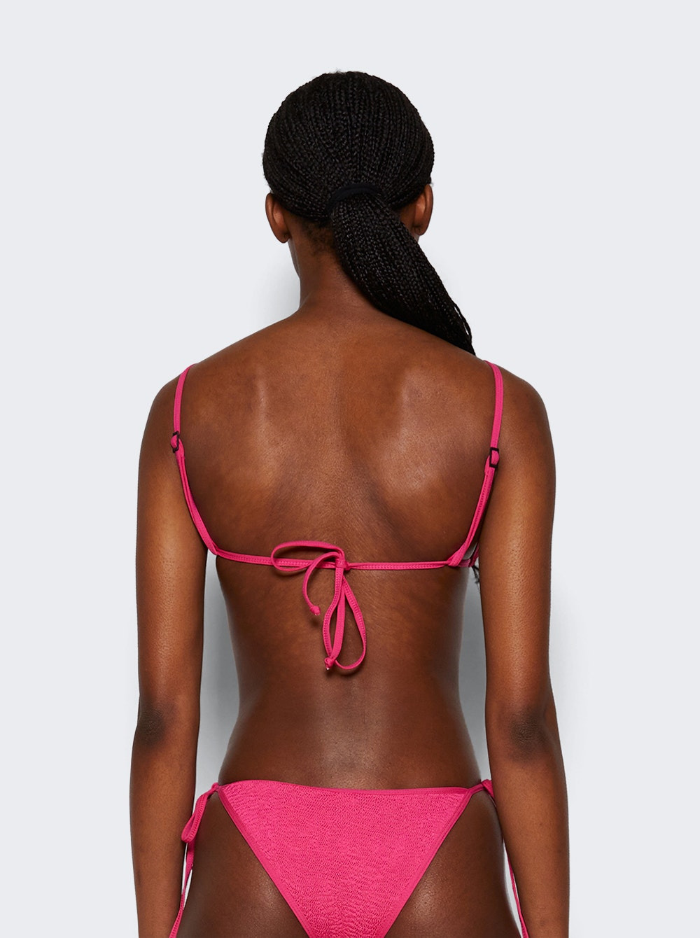 Luana Triangle Bikini Top Raspberry - 5