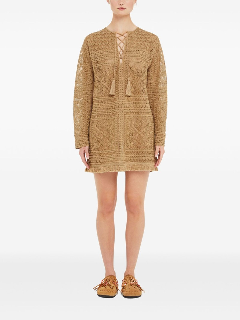 Alanui Kiss By The Book mini dress outlook
