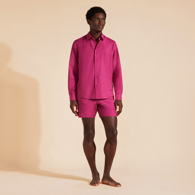 Vilebrequin Men Wool Shirt Solid outlook