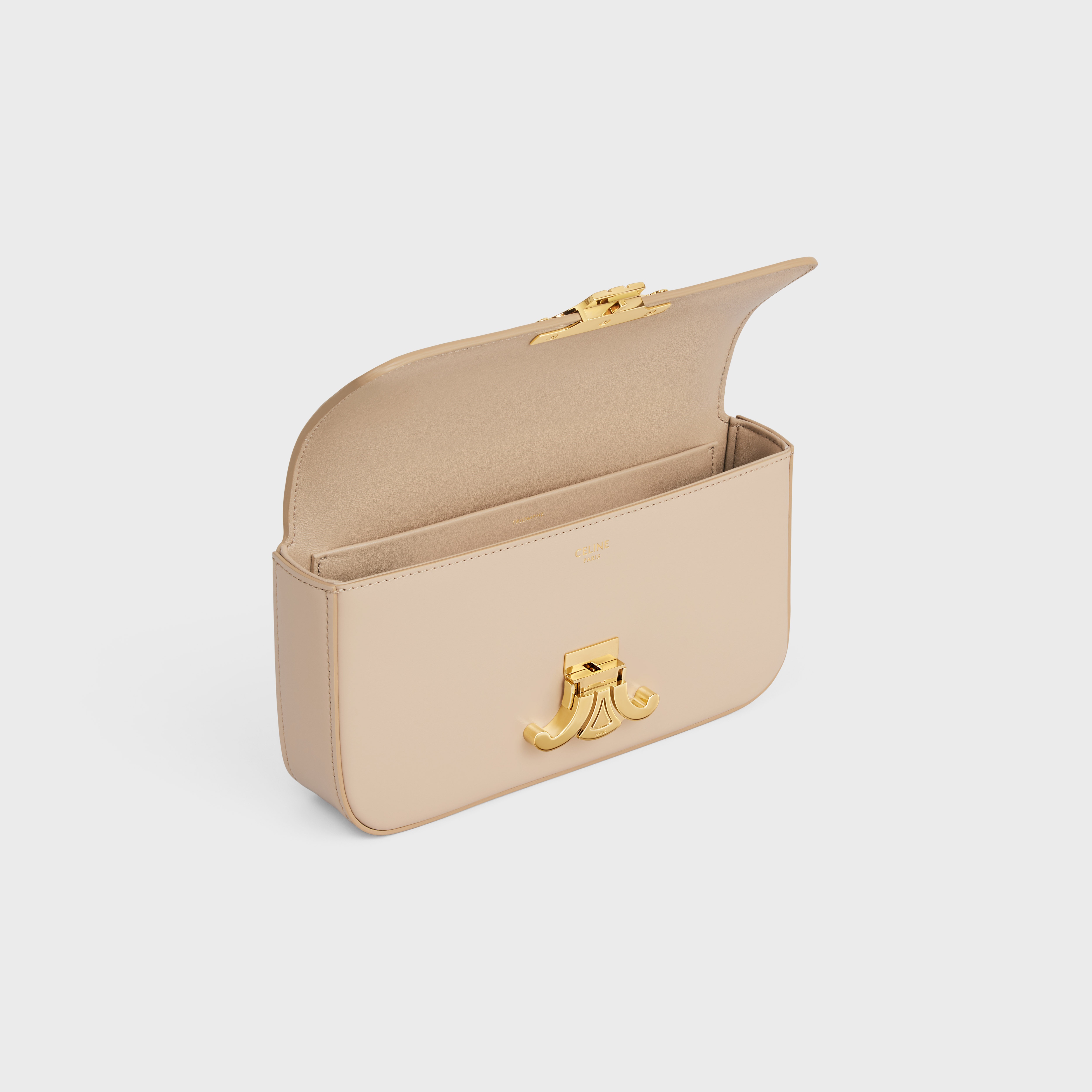 CHAIN SHOULDER BAG CLAUDE in shiny calfskin - 4