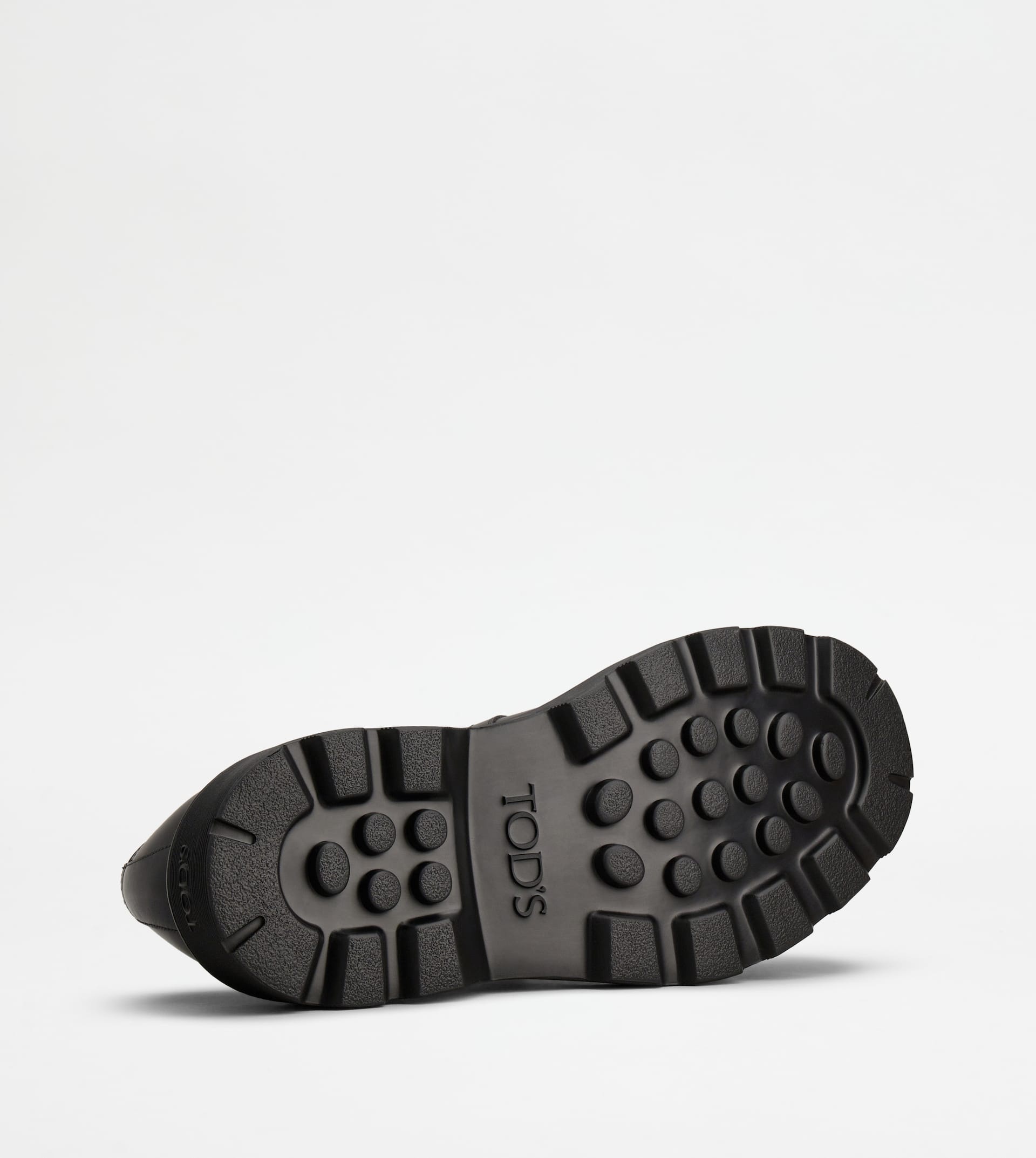 LACE-UPS IN LEATHER - BLACK - 4
