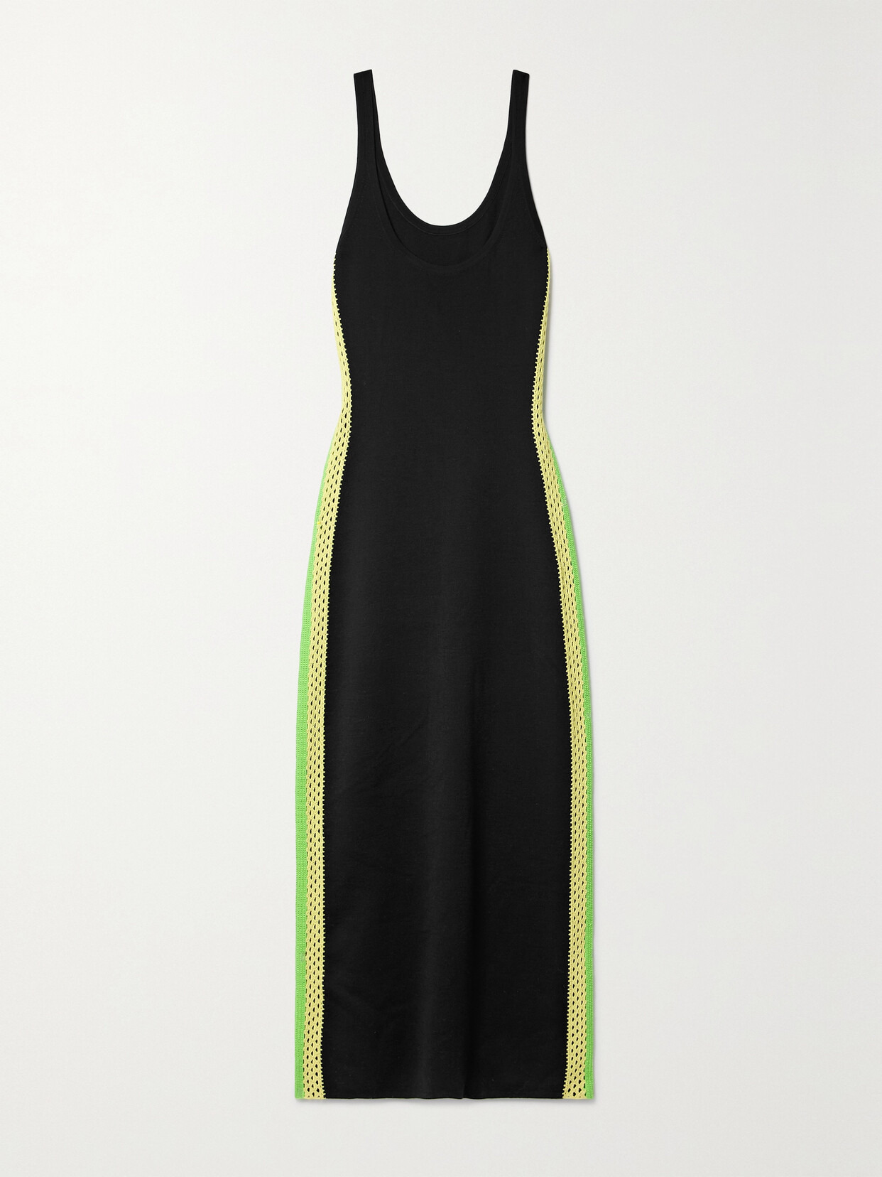 Ives Crochet-trimmed Wool Midi Dress - 1