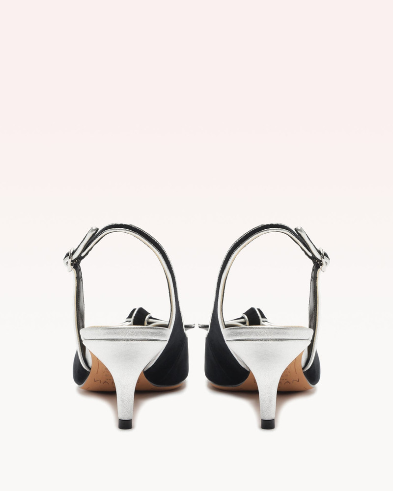 ANGELITA SLINGBACK VELVET PUMP 3