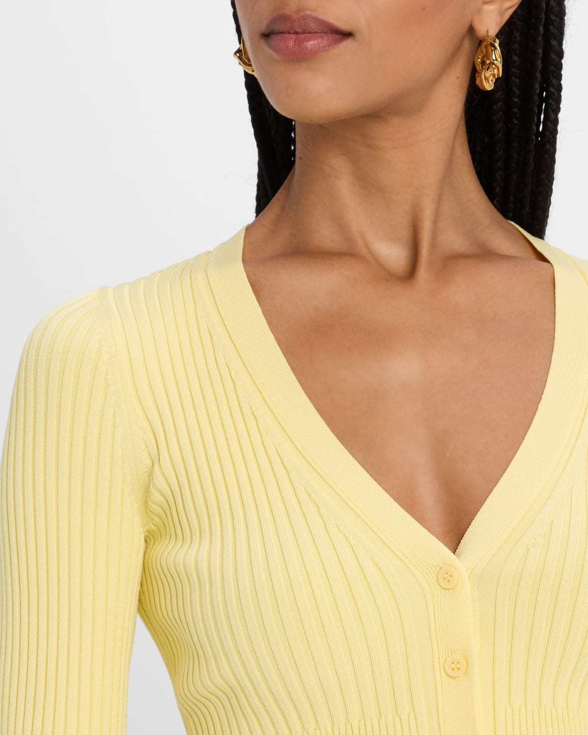 Ailany V-Neck Cropped Cardigan - 5