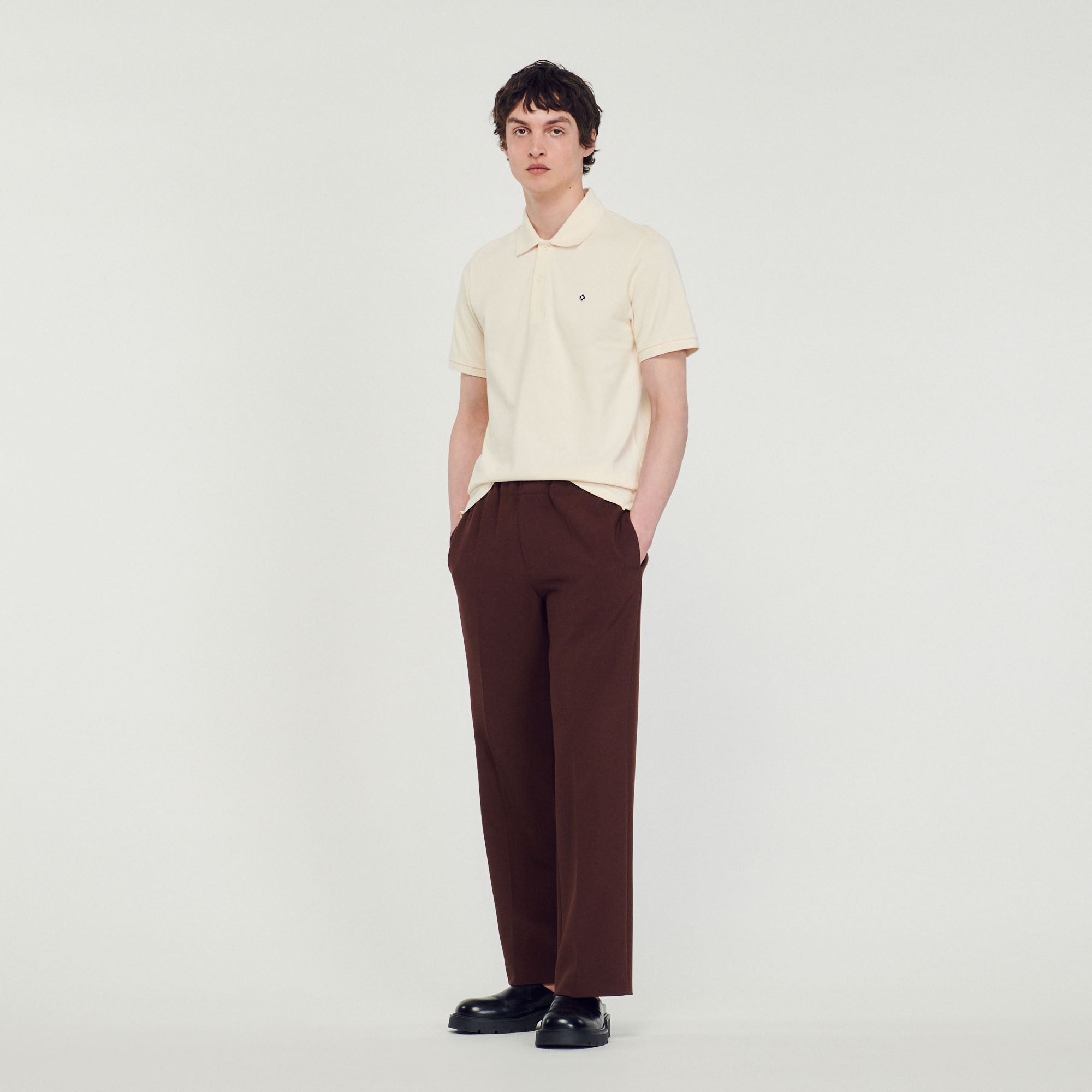 Polo shirt with Square Cross patch - 2