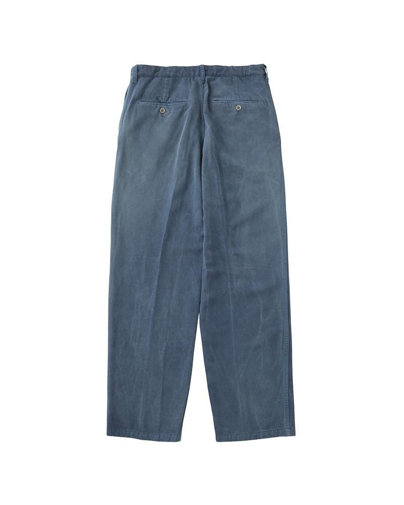 visvim WIDE SLACKS DMGD BLUE outlook