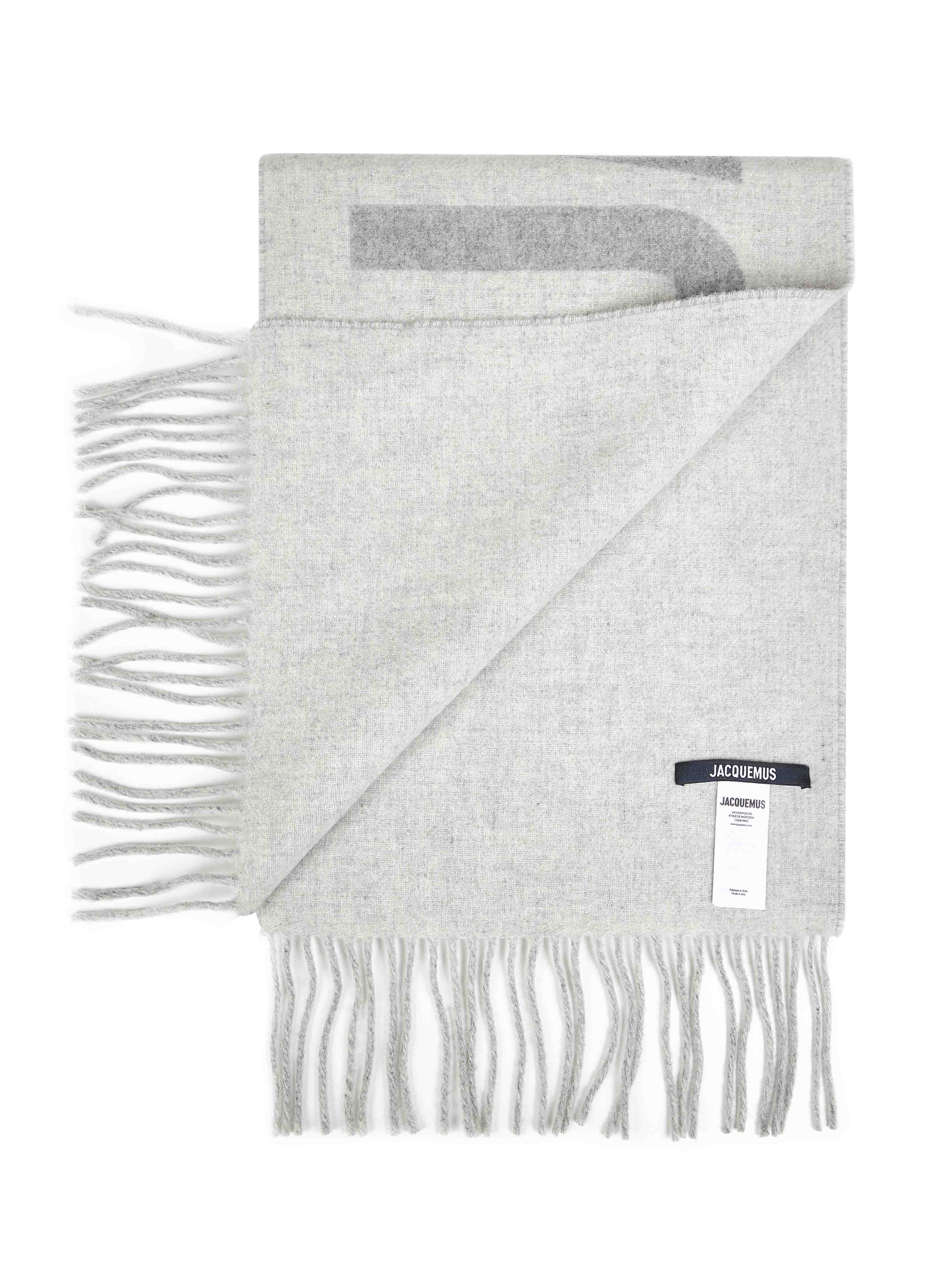 Grey The Jacquemus scarf - 2