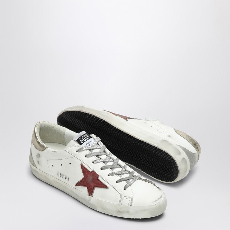 Golden Goose Sneakers Super Star White/Red/Platinum Men - 5