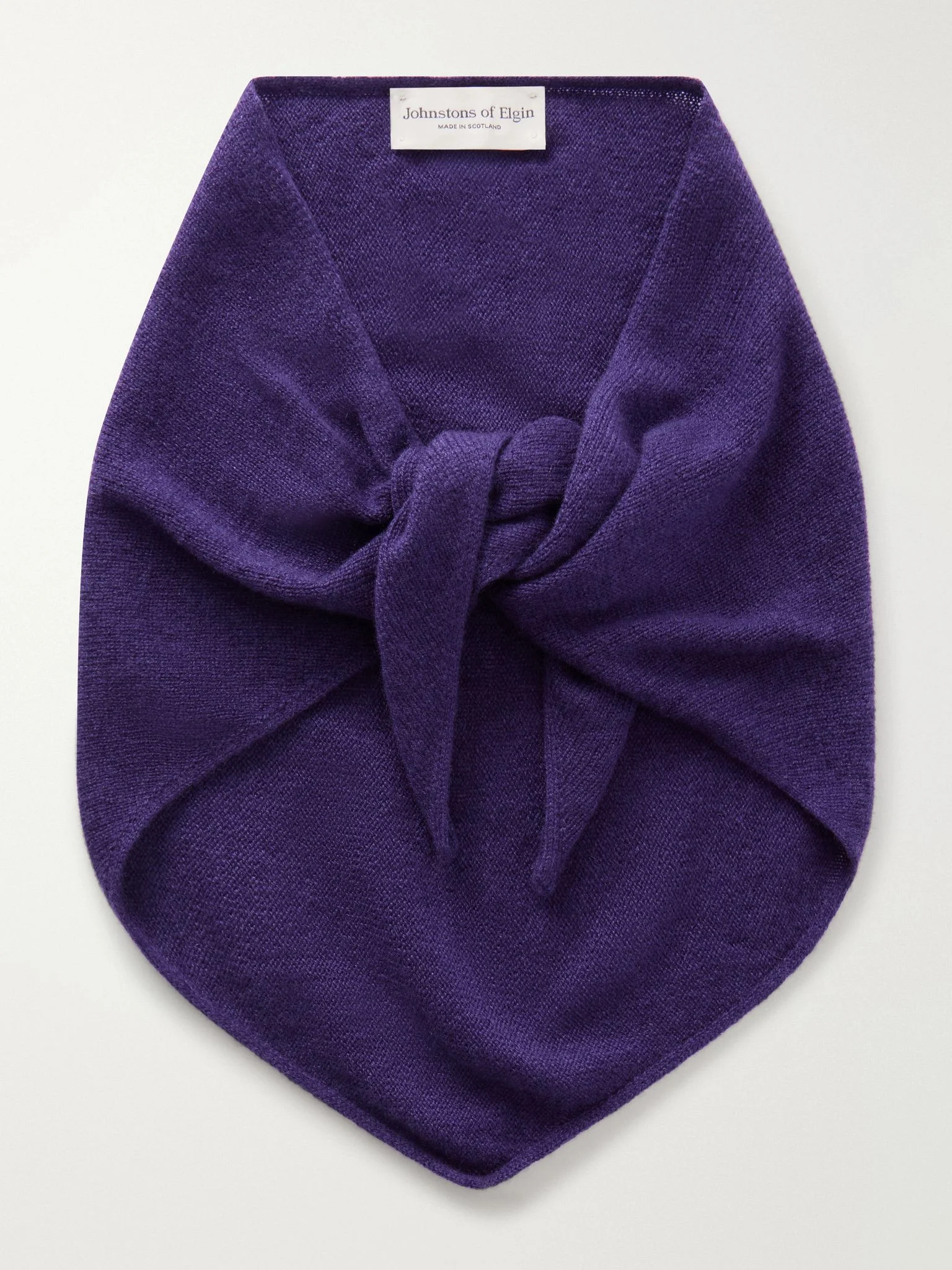 Reel cashmere scarf Dark purple - 1