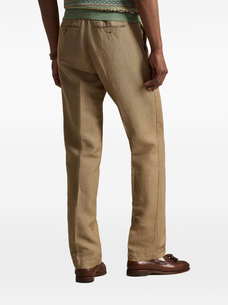 Manhasset houndstooth-pattern chino trousers 4
