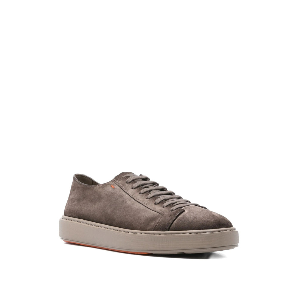 Santoni Brown Trainers - Low-Tops Men - 2