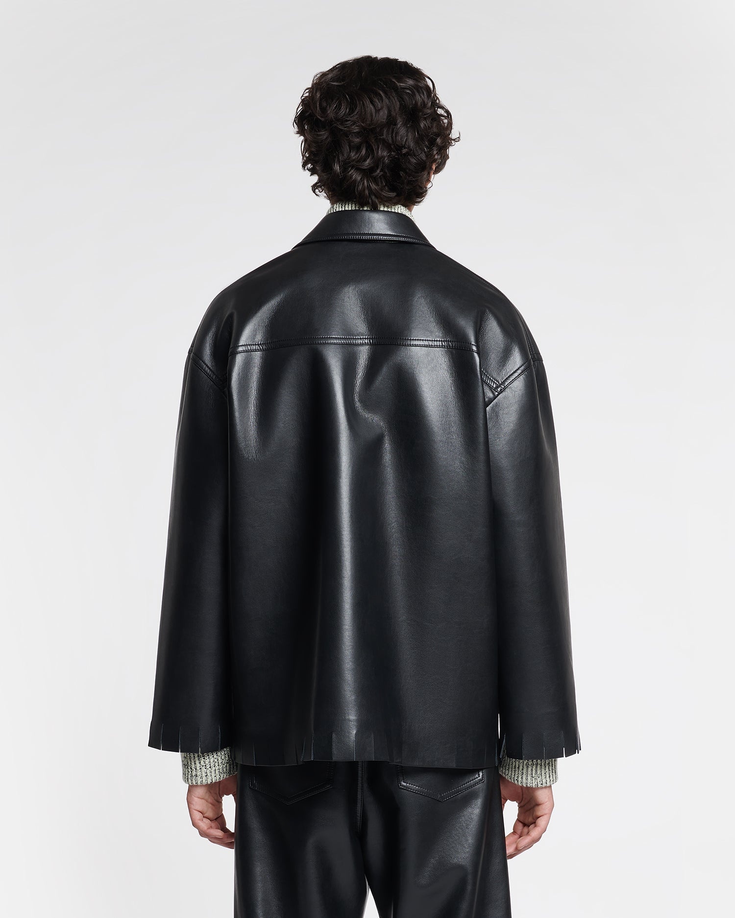 Regenerated Leather Jacket - 9