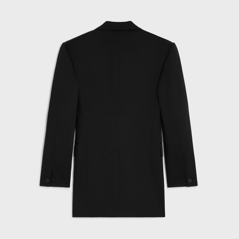 CELINE colonne jacket IN DIAGONAL WOOL outlook