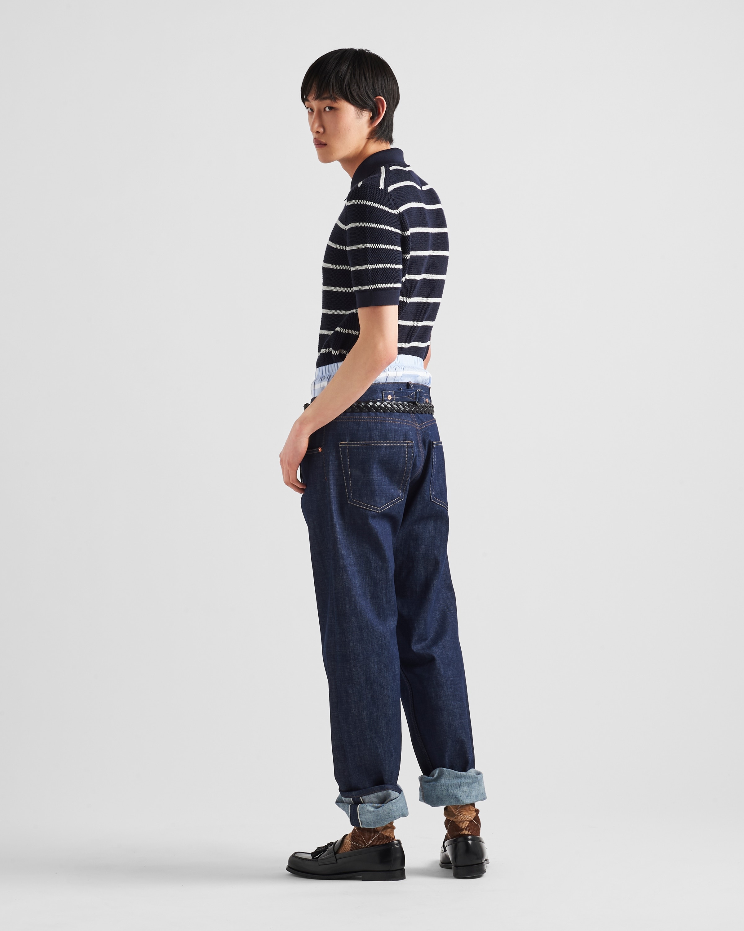 Silk polo shirt - 5