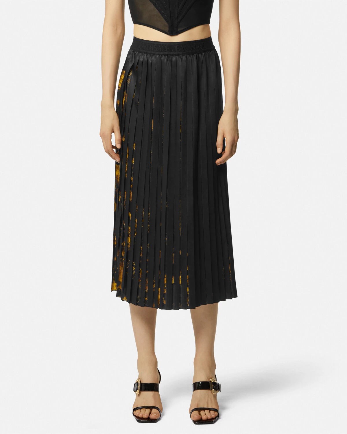 Watercolor Couture Pleated Skirt - 4