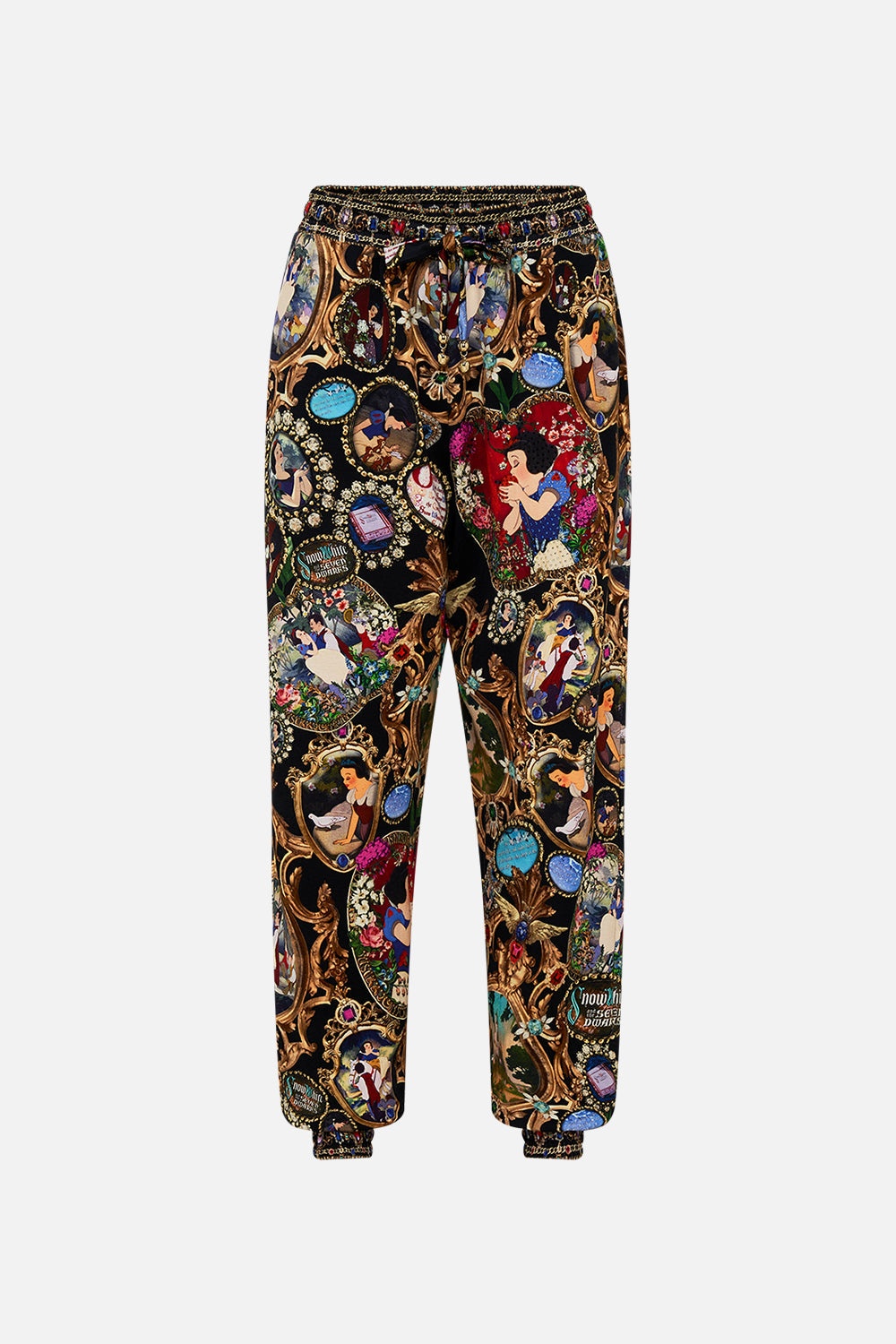 JERSEY TRACK PANT WITH SILK DETAILS - 1