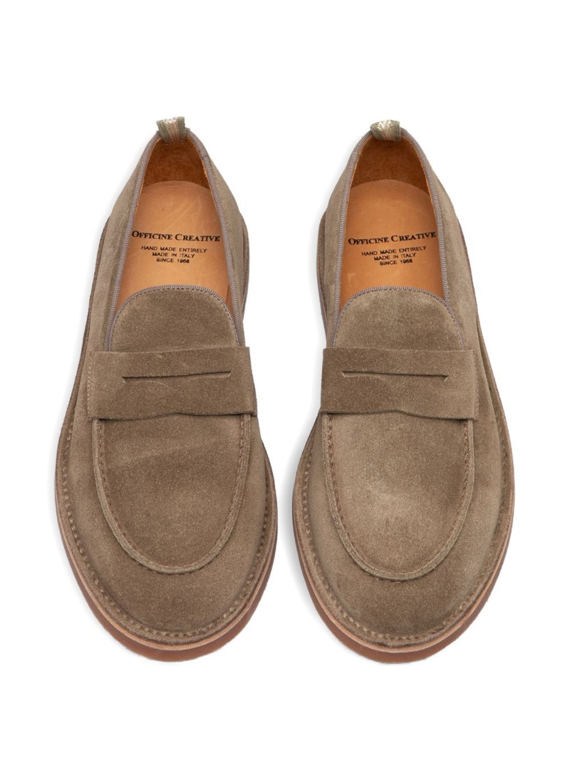 kent panelled leather loafers 3
