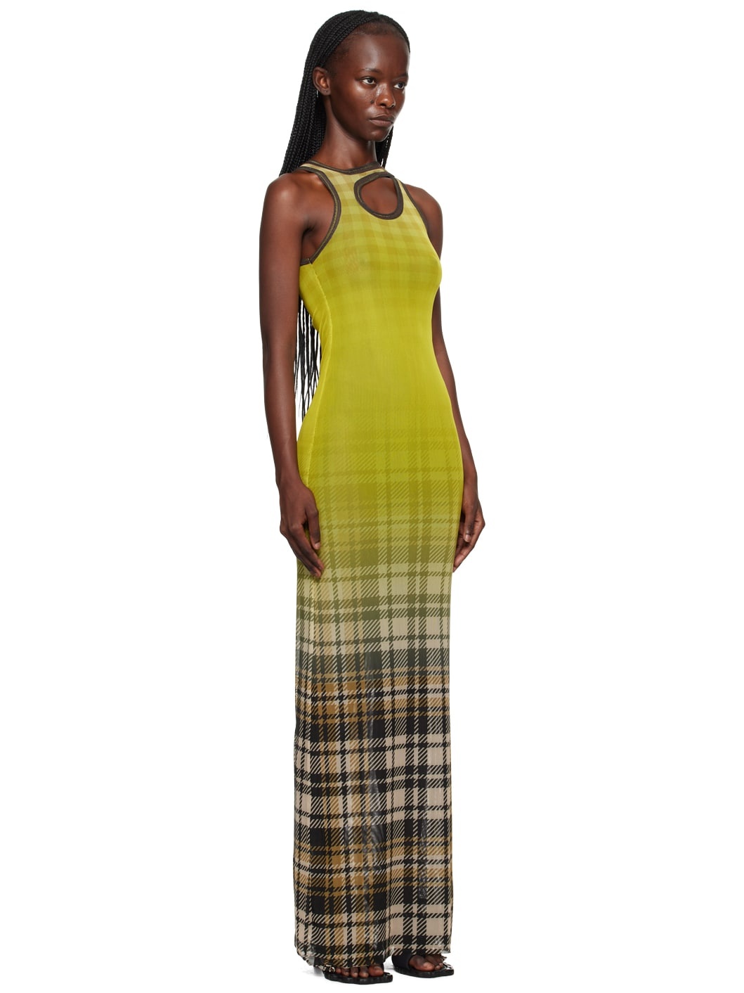 Yellow Cutout Maxi Dress - 2