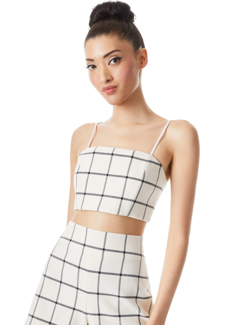 Alice + Olivia PEARLE SPAGHETTI STRAP BUSTIER outlook