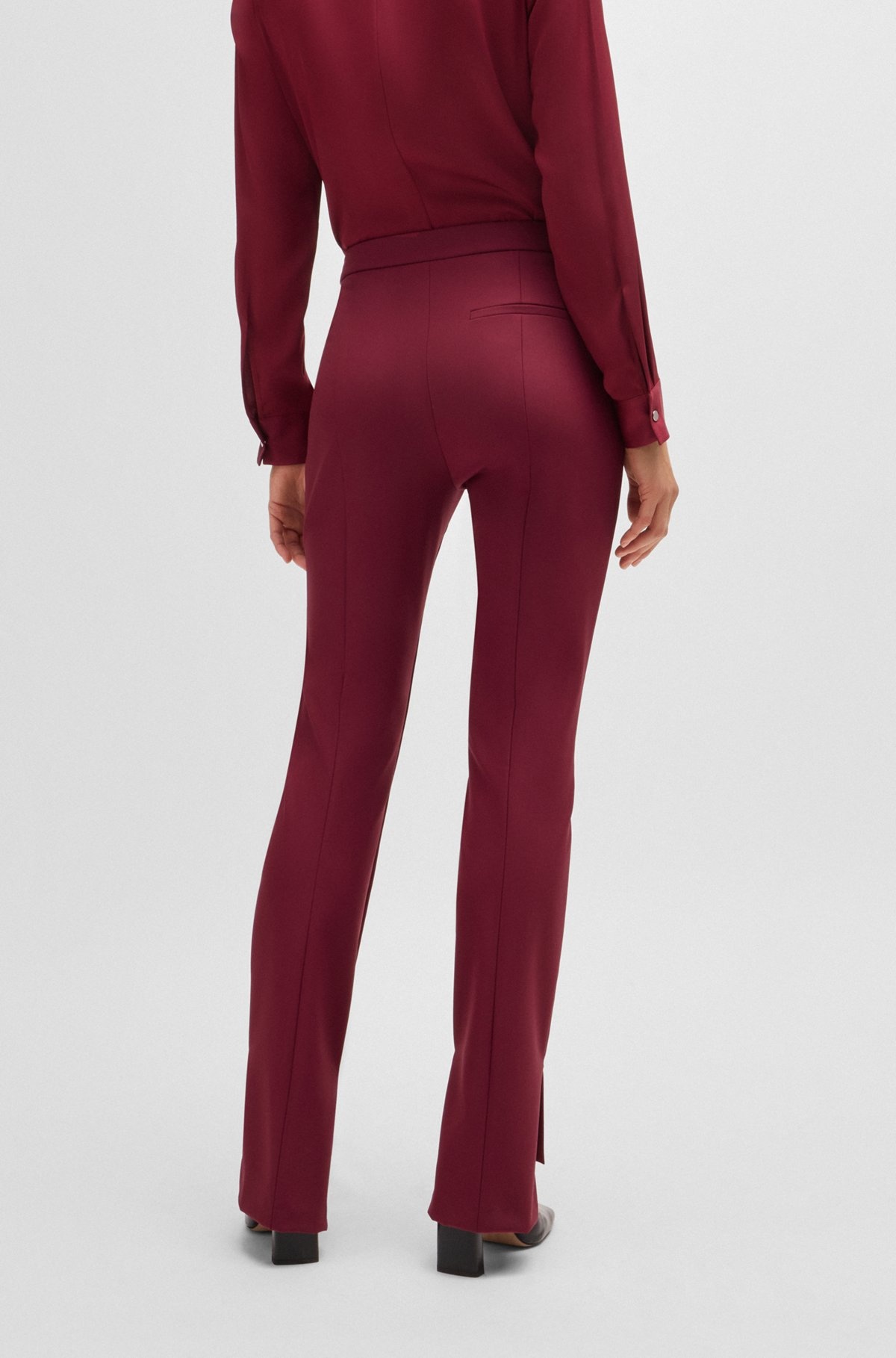 SKINNY-LEG TROUSERS IN PERFORMANCE-STRETCH FABRIC - 4