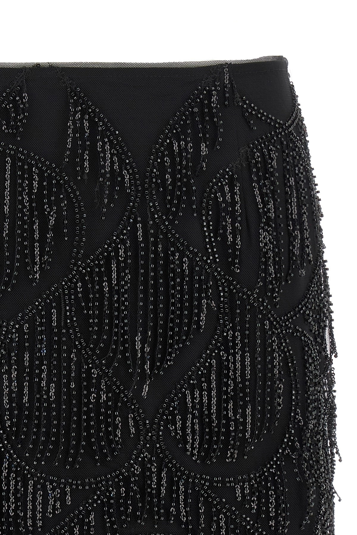 Beaded fringed skirt - 4