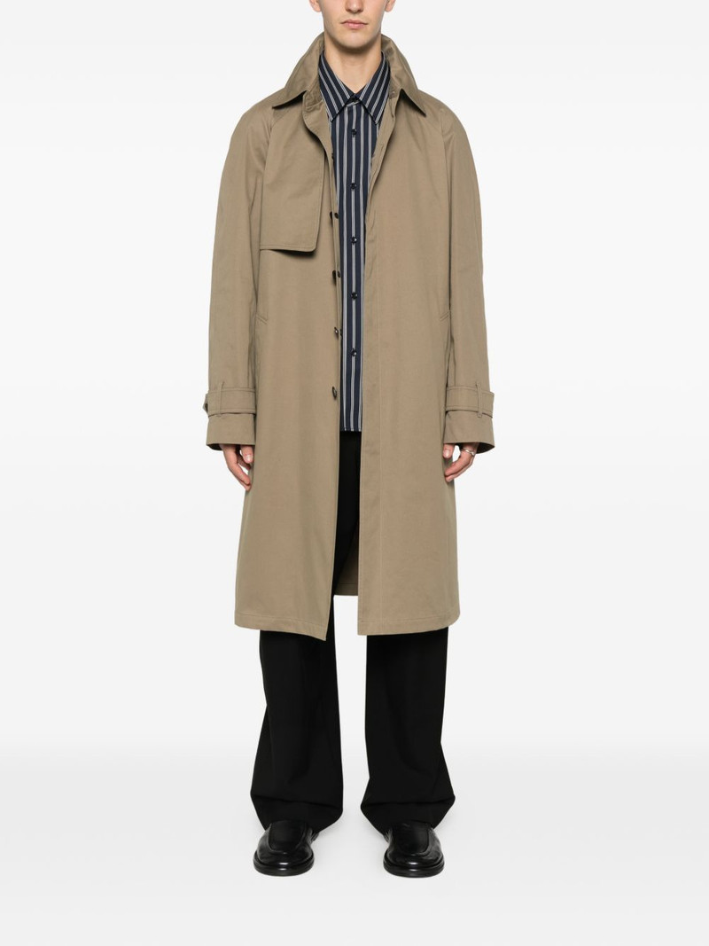 Sandro striped-pattern button shirt outlook