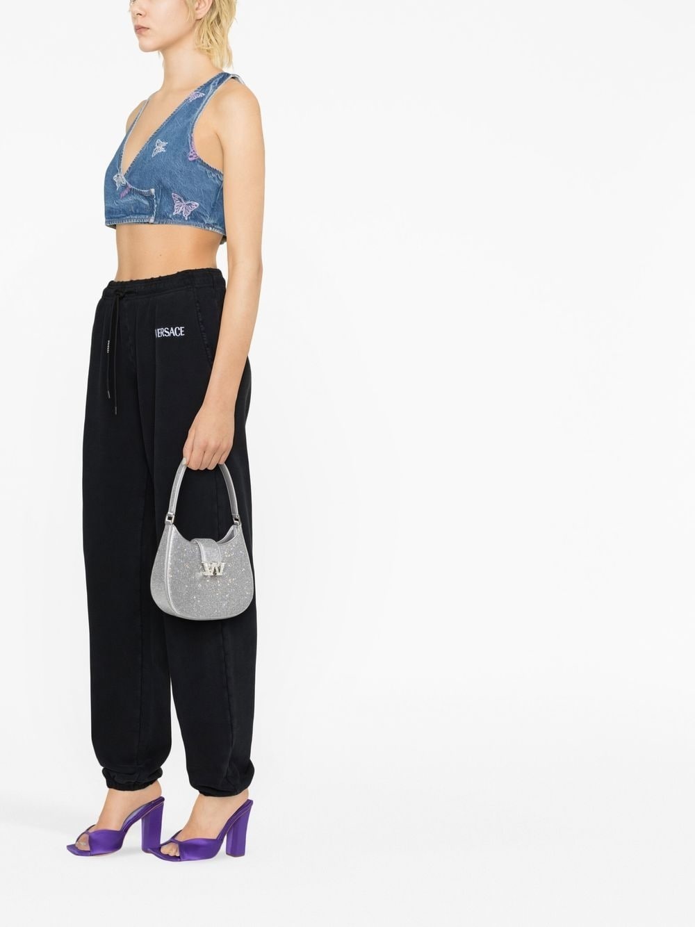 logo-print track pants - 3