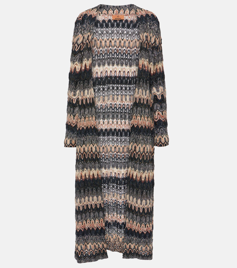 Lamé cardigan 1