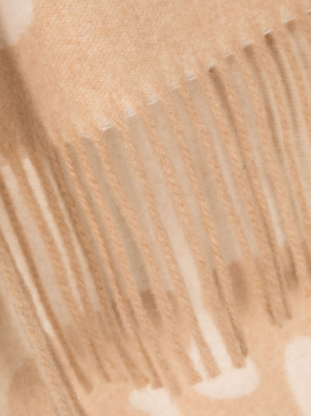 fringed two-tone scarf - 3