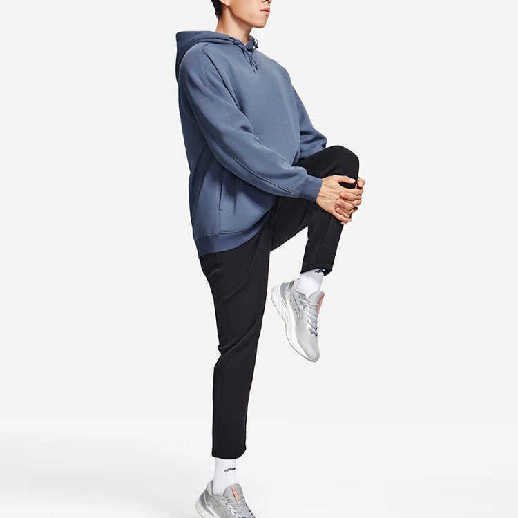 Li-Ning Logo Straight Sweatpants 'Black' AKLS681-4 - 4