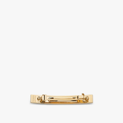 FENDI Gold-colored hair clip outlook